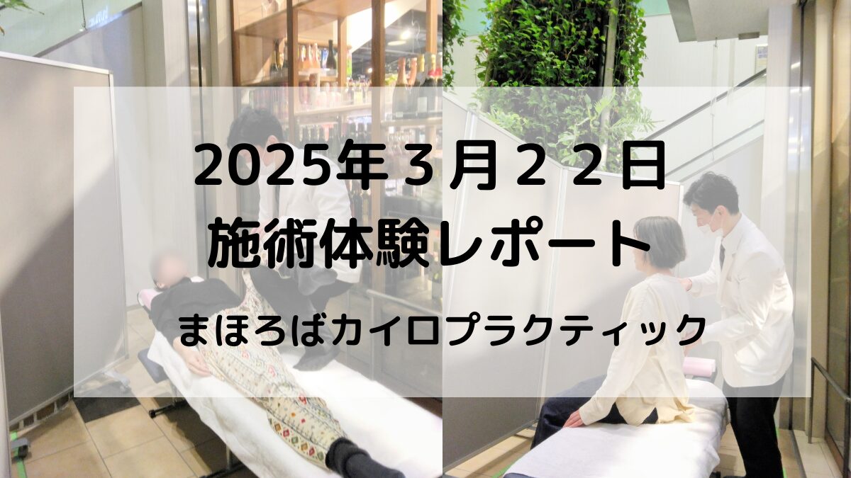 2025年３月25日ヒトイキマルシェでのカイロ施術体験レポート