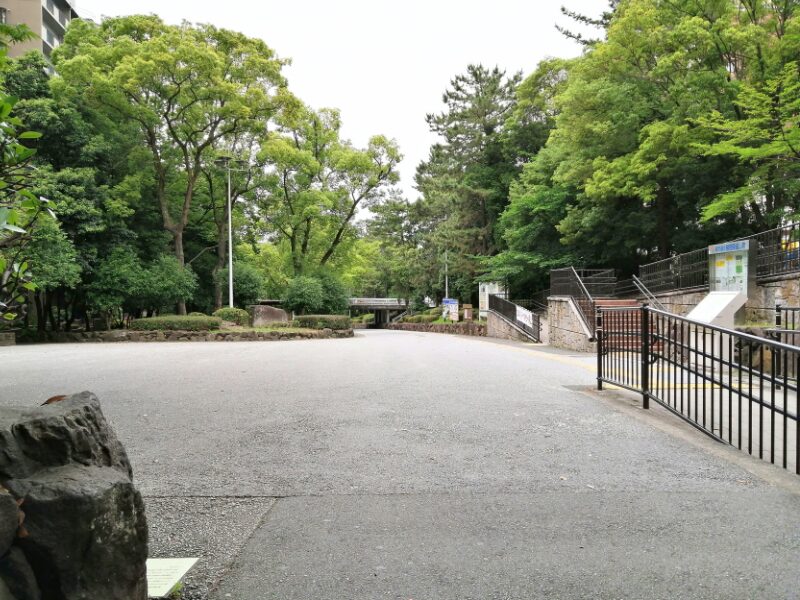 緑地公園駅から服部緑地公園に続く緑道