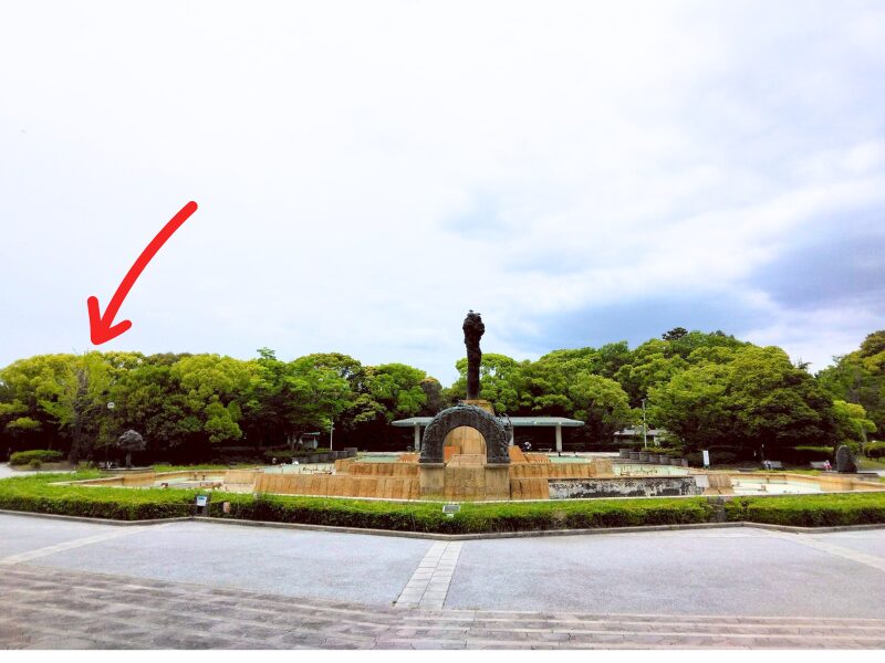 服部緑地公園の東広場