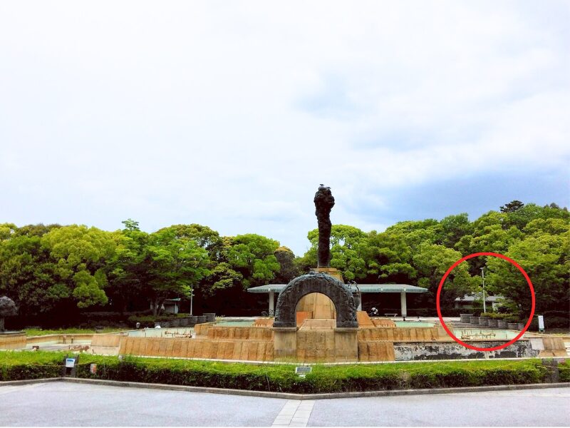 服部緑地公園東広場のトイレ