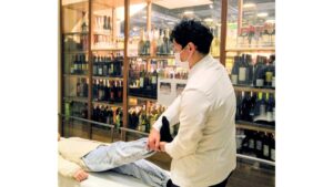 2025年12月7日カイロ施術体験の様子